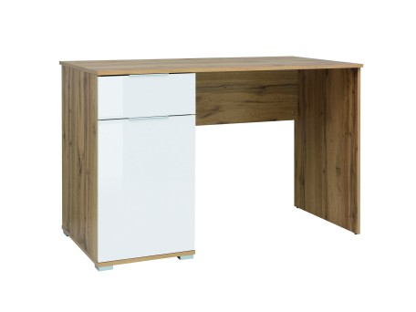 Γραφείο Zele biu δρυς votan/λευκή λάκα 120x60x76 DIOMMI 32-162